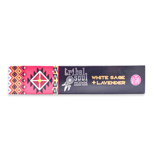 Tribal Soul White Sage and Lavender Incense Smudge Sticks