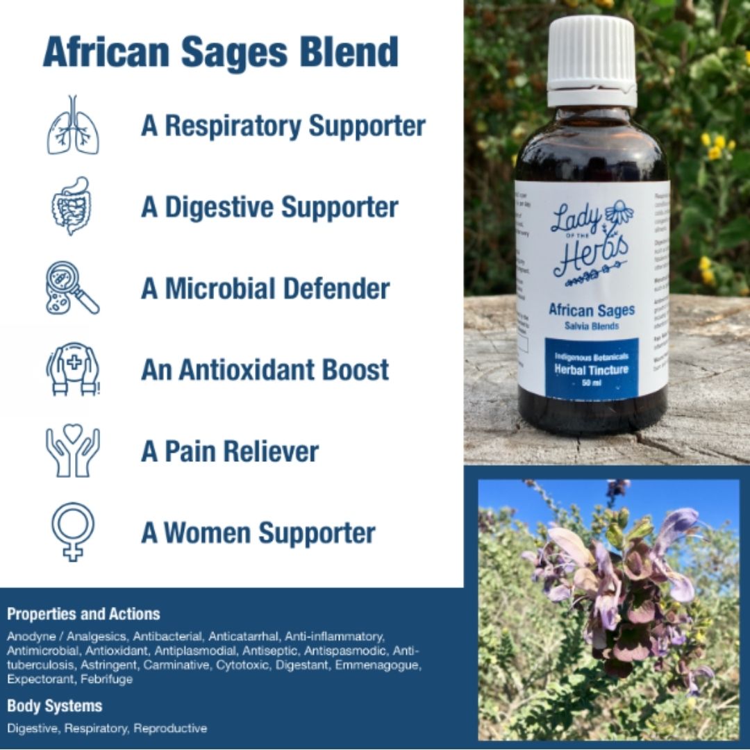 Lady Of The Herbs African Sage Blend Tincture 50ml