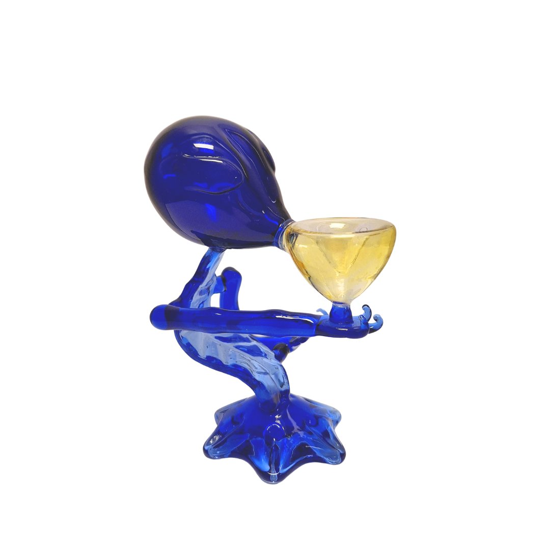 Little Blue Dude Bong