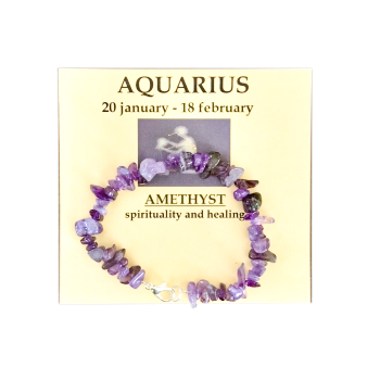 Aquarius Bracelet with Amethyst