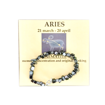 Aries Bracelet with Hematite
