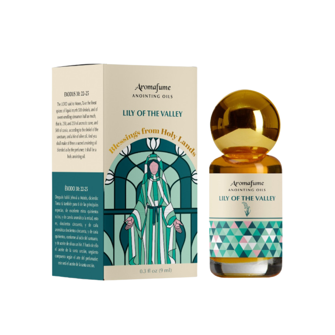 Frankincense & Myrrh, Lily of the Valley, Spikenard Anointing Oils Gift Set