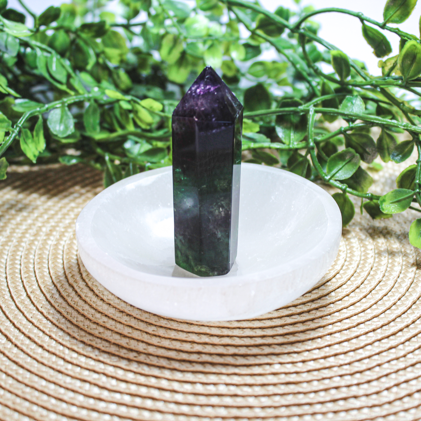 Selenite Charging Plate for Crystals - 10cm