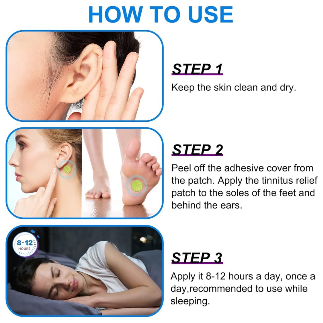 Ear Ringing Relief Patches – 24 patches