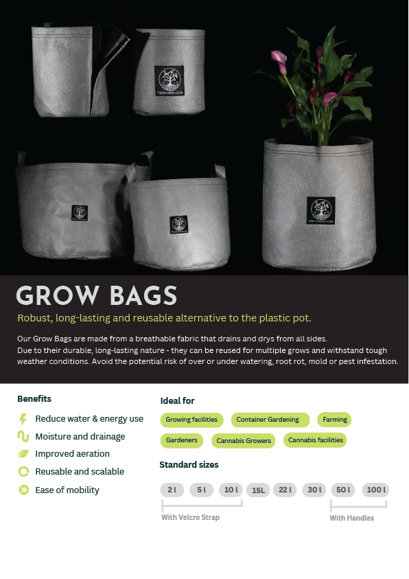 100L Grow Bag Plant Matter