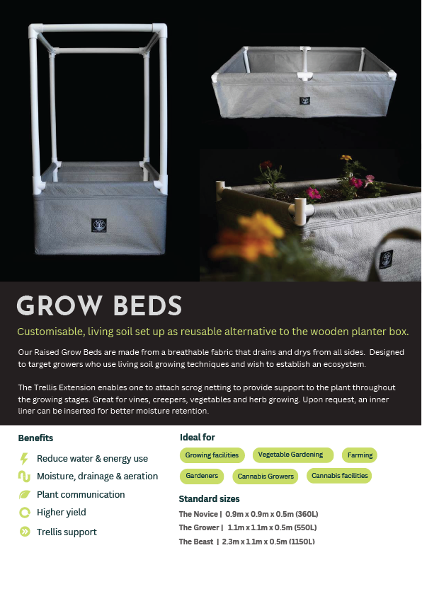 Raised Grow Bed 0.9m | 1m