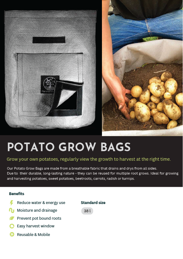 Plant Matter Potato Grow Bags - 38L