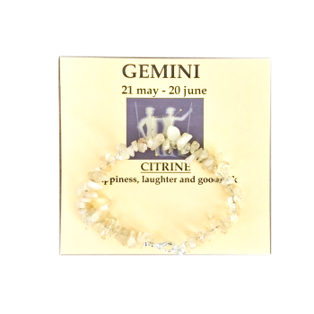 Gemini Bracelet with Citrine