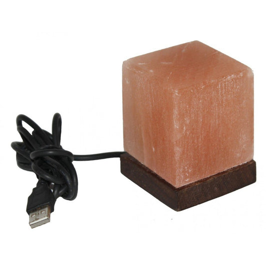 Himalayan USB Cube Salt Lamp