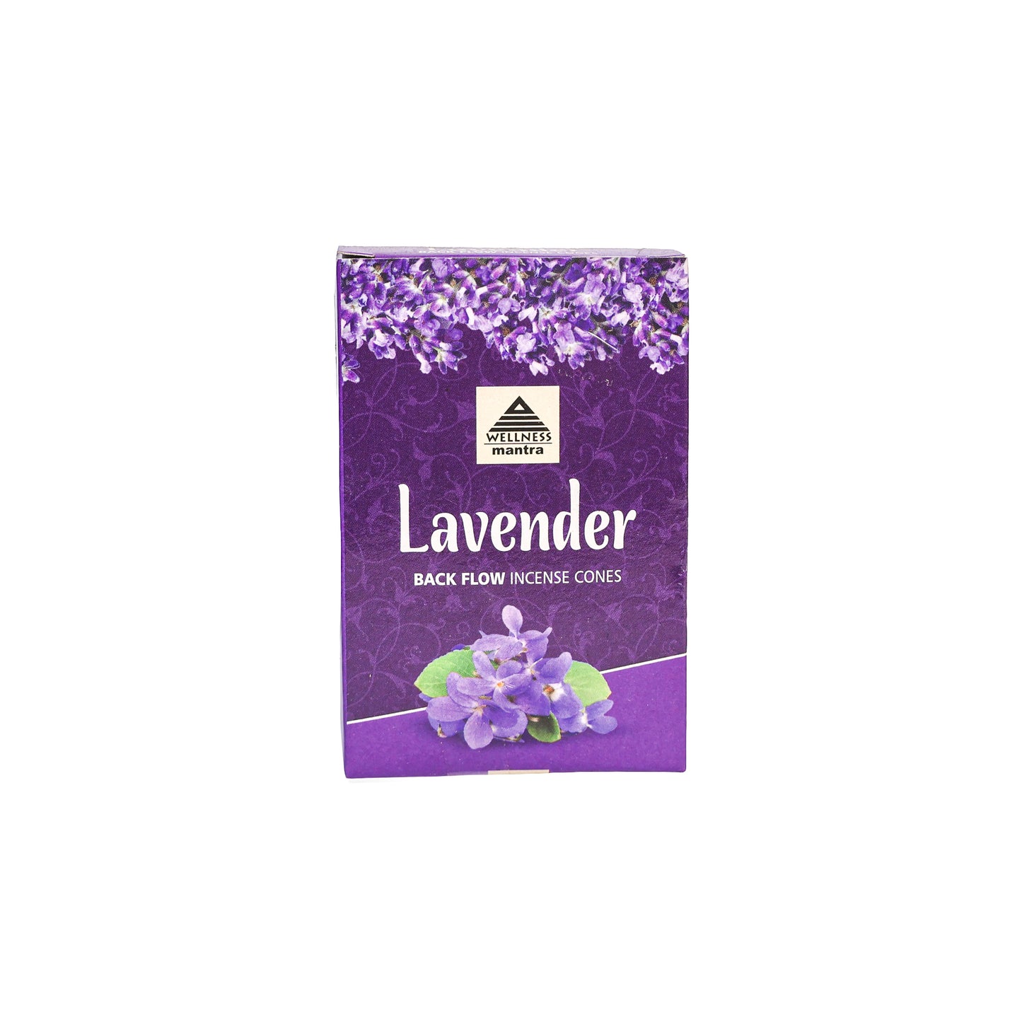 Lavender Backflow Incense Cones (10) – Wellness Mantra