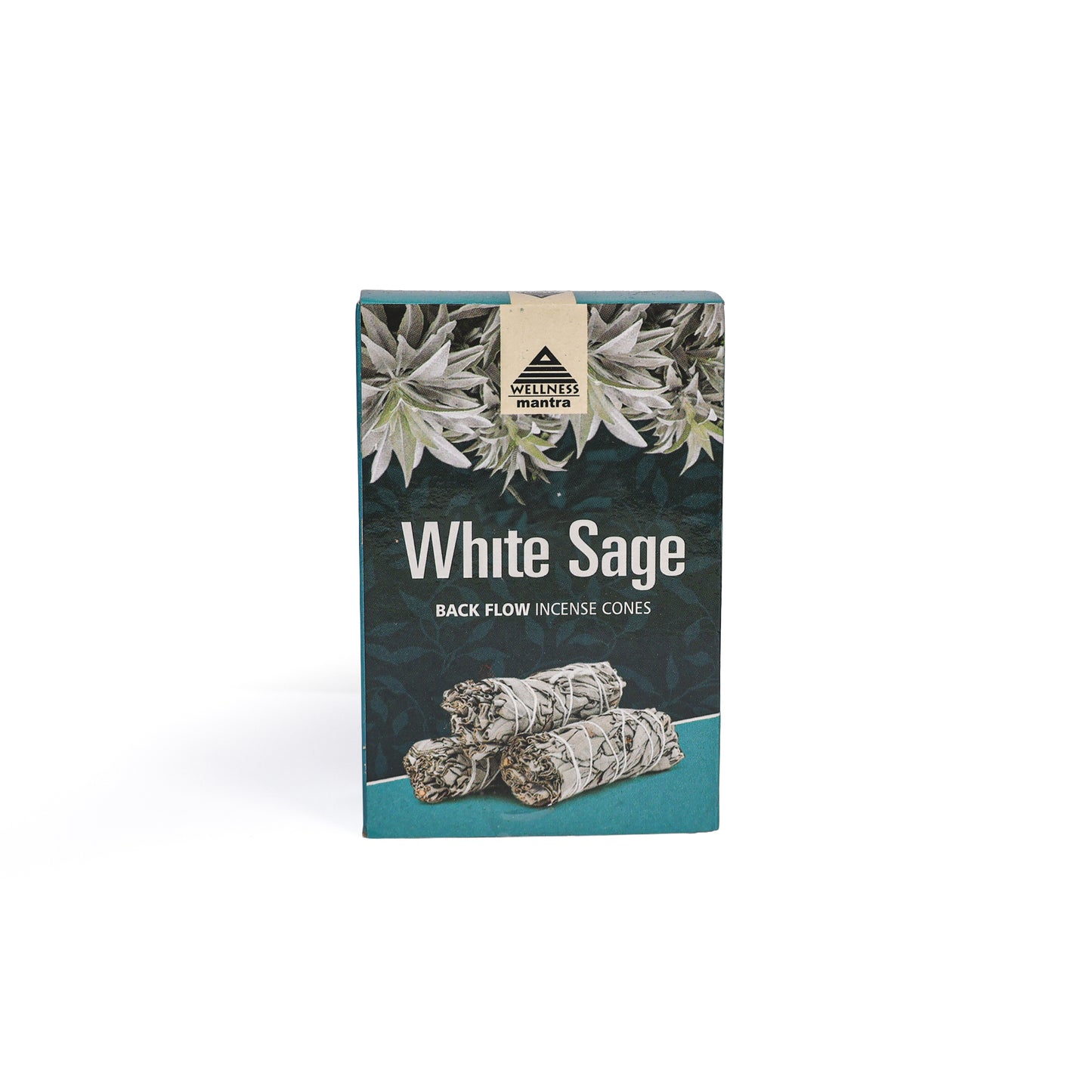 White Sage Backflow Incense Cones (10) – Wellness Mantra