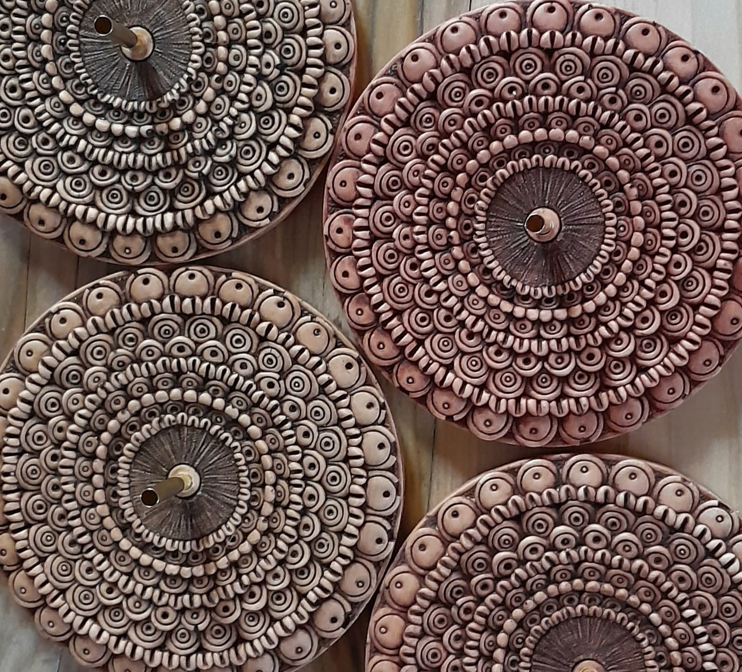 Serene Circles Resin Incense Holder