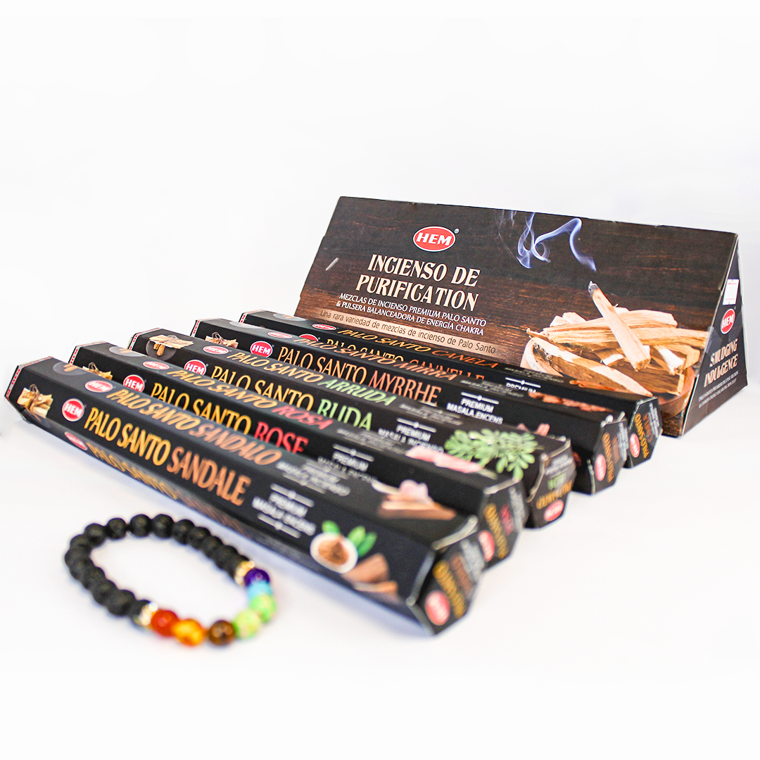 HEM Smudging Indulgence Incense and Bracelet Gift Pack