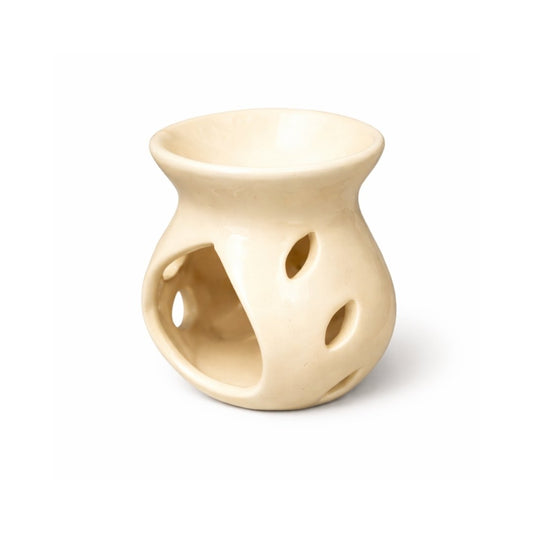 Ceramic Essential Oil Burner – Ivory