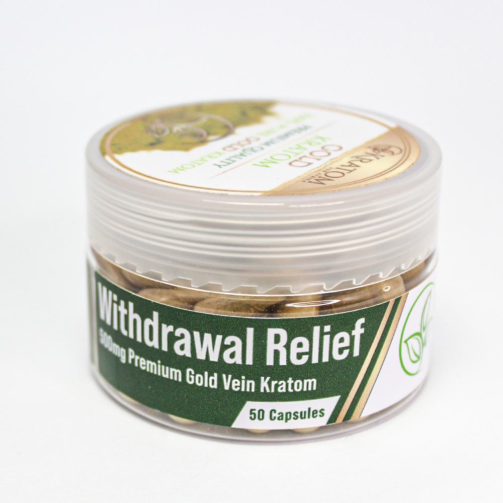 Kratom - Gold Withdrawal Relief 500mg