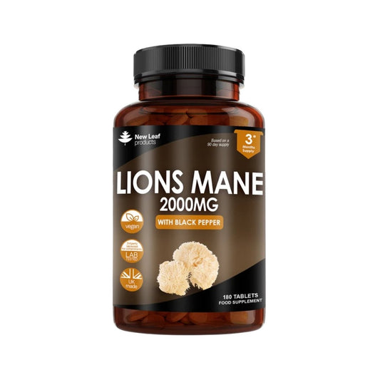 Lions Mane Tablets 200mg with Black Pepper