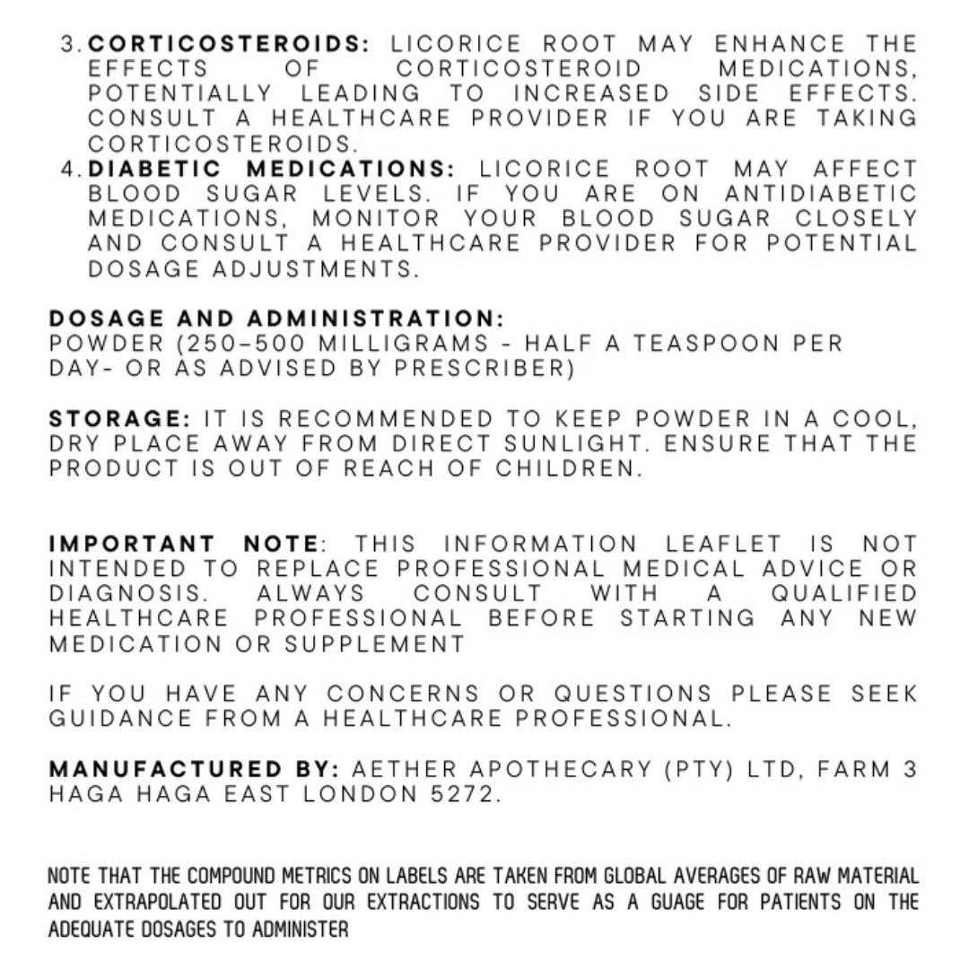 Liquorice Root Powder