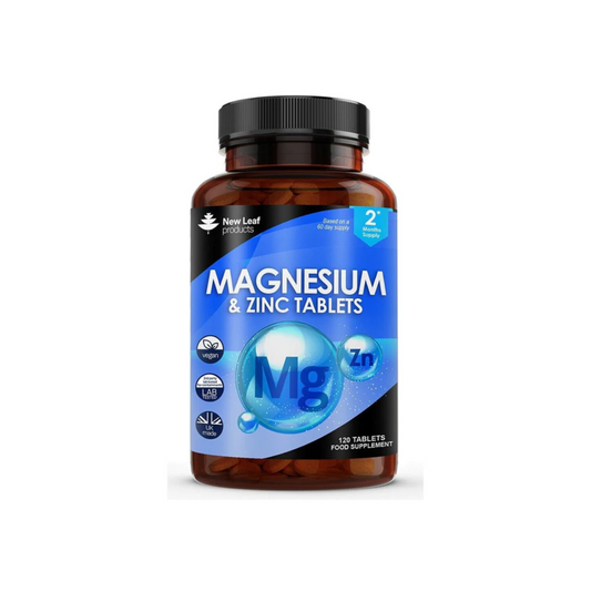 Magnesium Supplement 516mg with Zinc - Vegan Magnesium Tablets High Strength