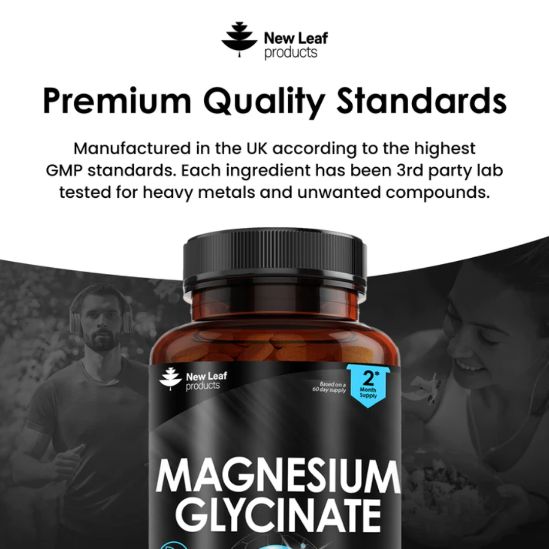 Magnesium Glycinate - High Strength Capsules 1040mg