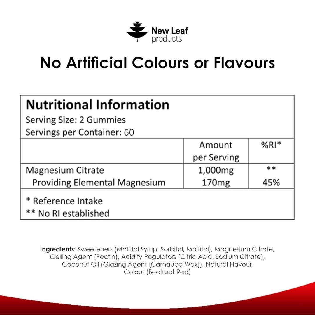 Magnesium Vegan Gummies High Strength - 60