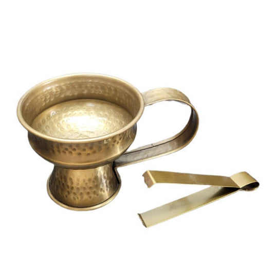 Metal Resin Burner with Tongs