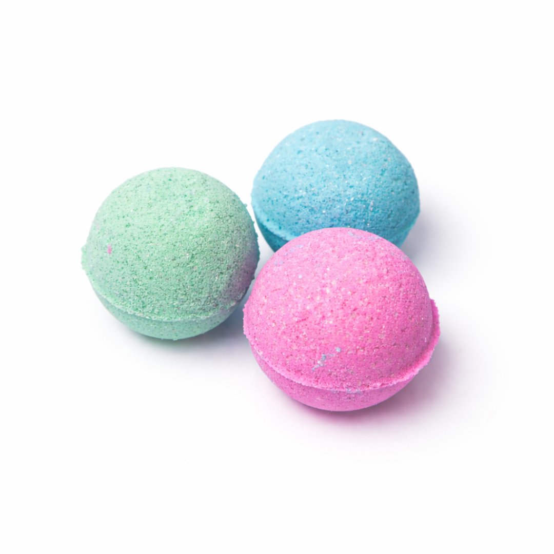 Mini Bath Bomb Set of 10 | Relaxing Bath Gift Set