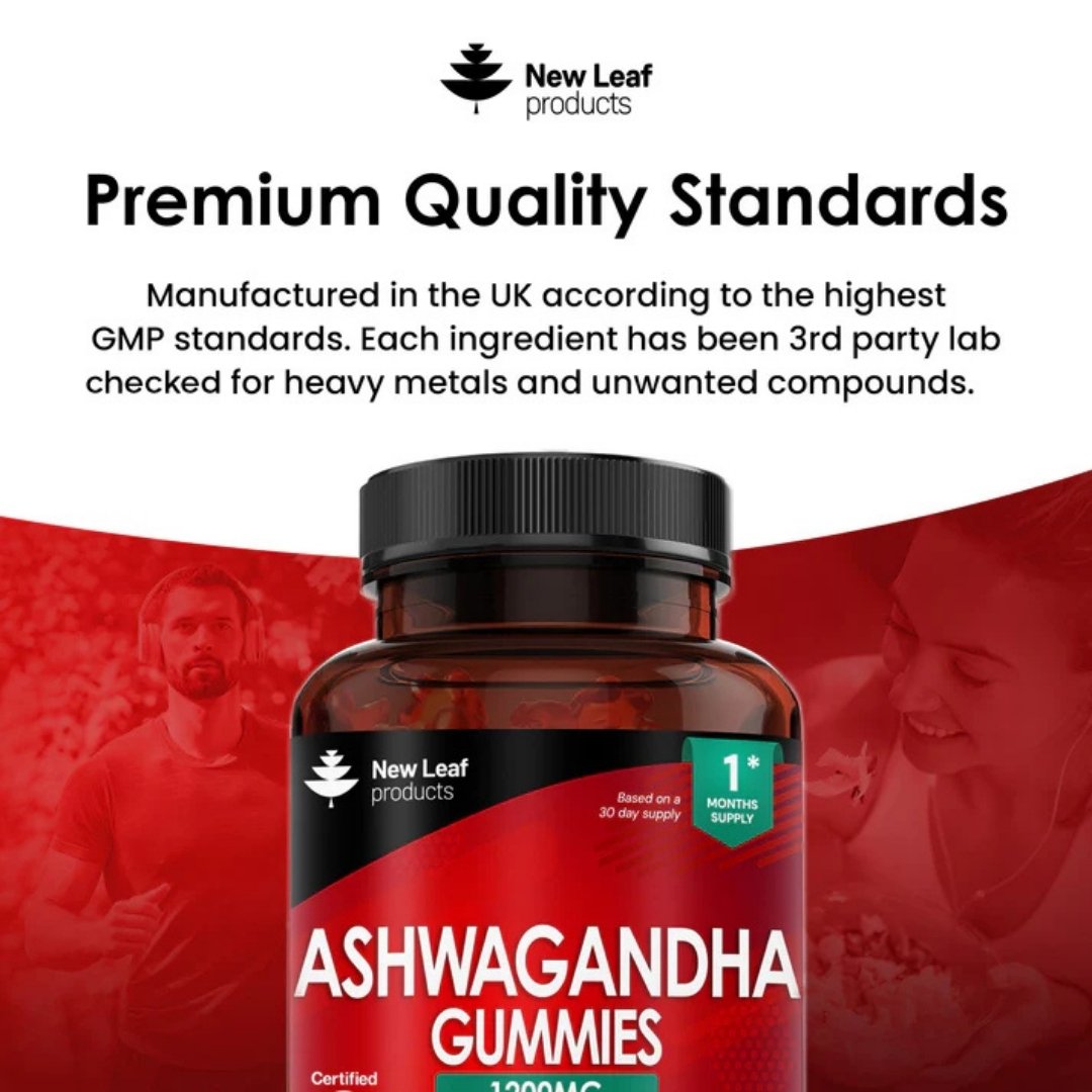 Ashwagandha Gummies 1200mg – 5% Withanolides