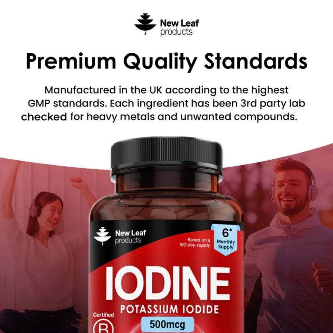 Iodine 500mcg Tablets – Potassium Iodide