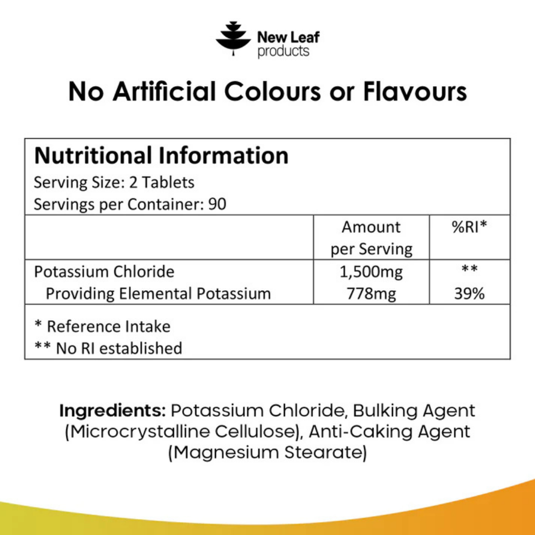 New Leaf - Potassium Tablets