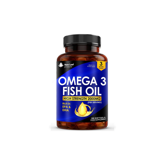 New Leaf Omega 3 Capsules 2000mg 3 Months