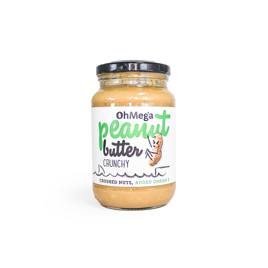 OhMega Crunchy Peanut Butter - 400g