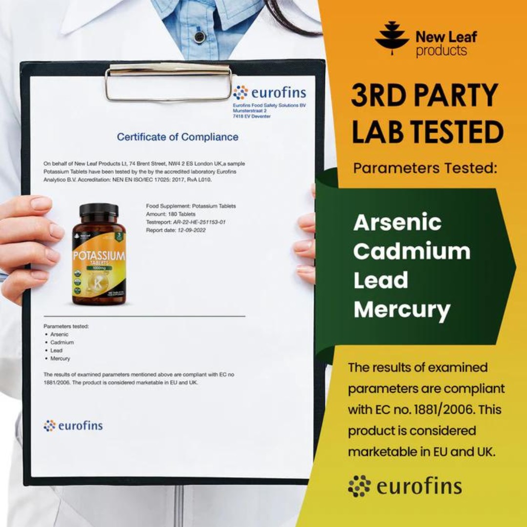 Potassium Supplements 1400 mg - 180