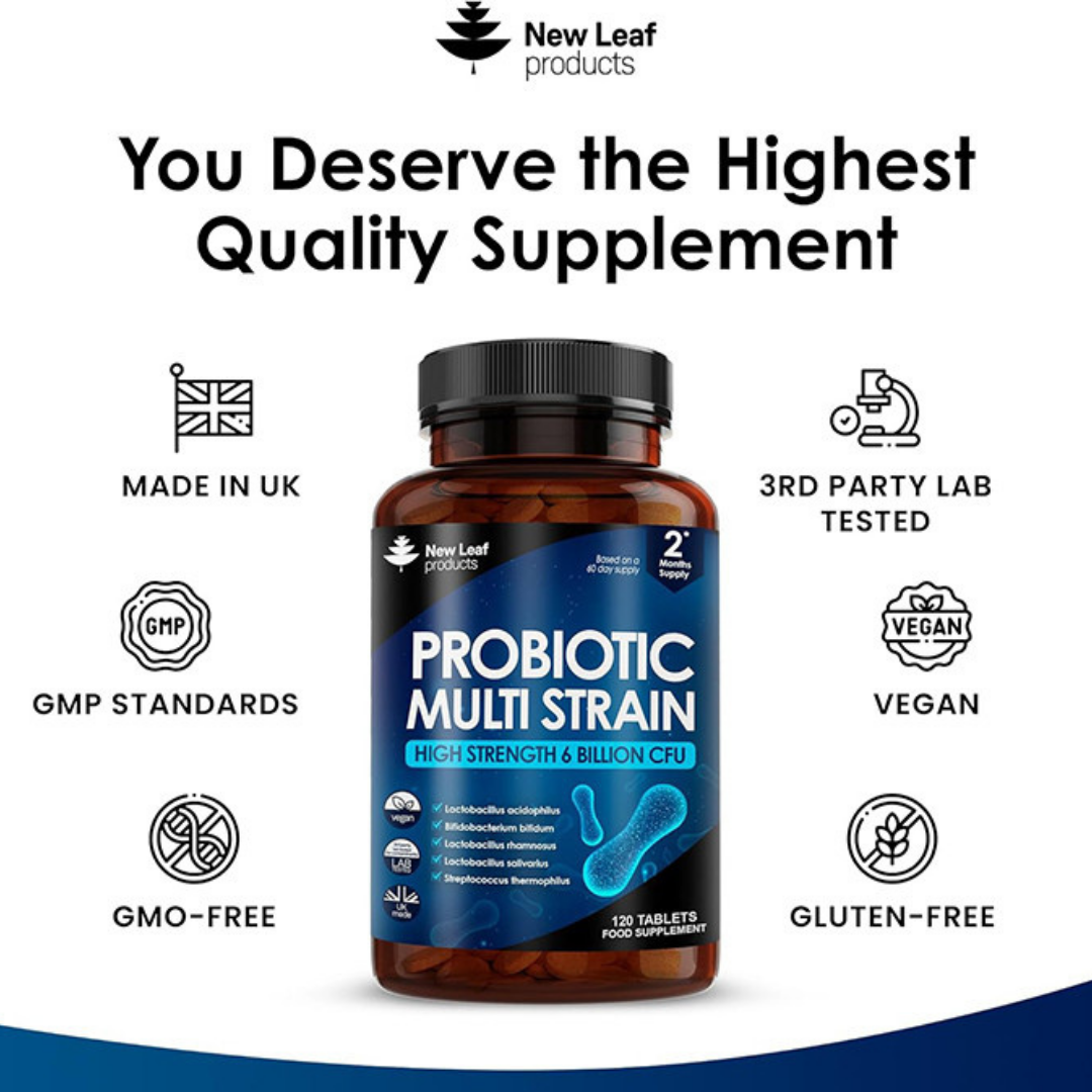 Probiotic Multi Strain Tablets - 2 months supply