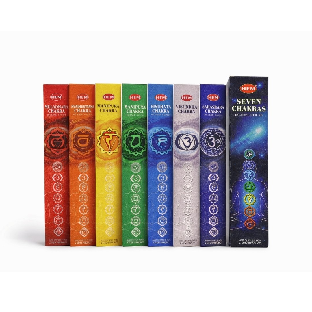 Seven Chakras Incense Sticks Set