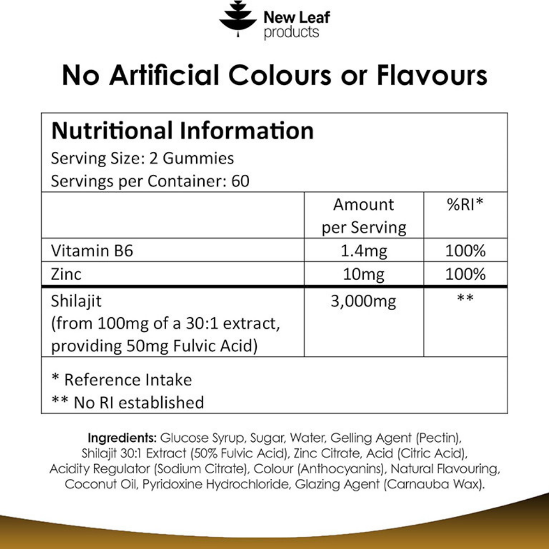New Leaf Shilajit Gummies