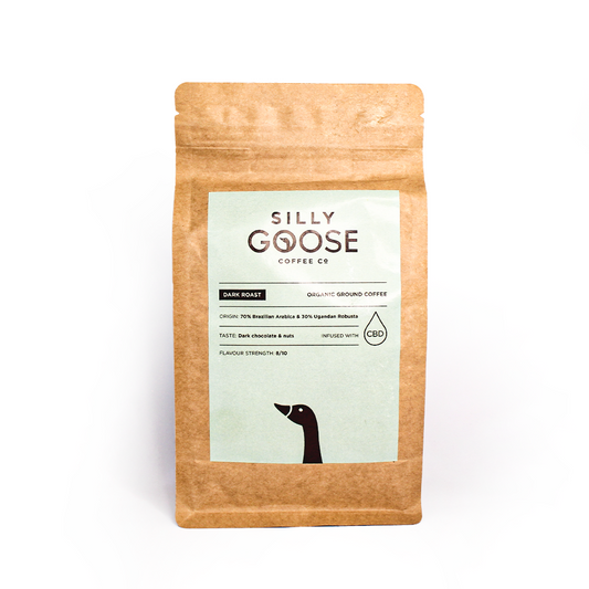 Silly Goose -  Dark Roast CBD Coffee - Ground