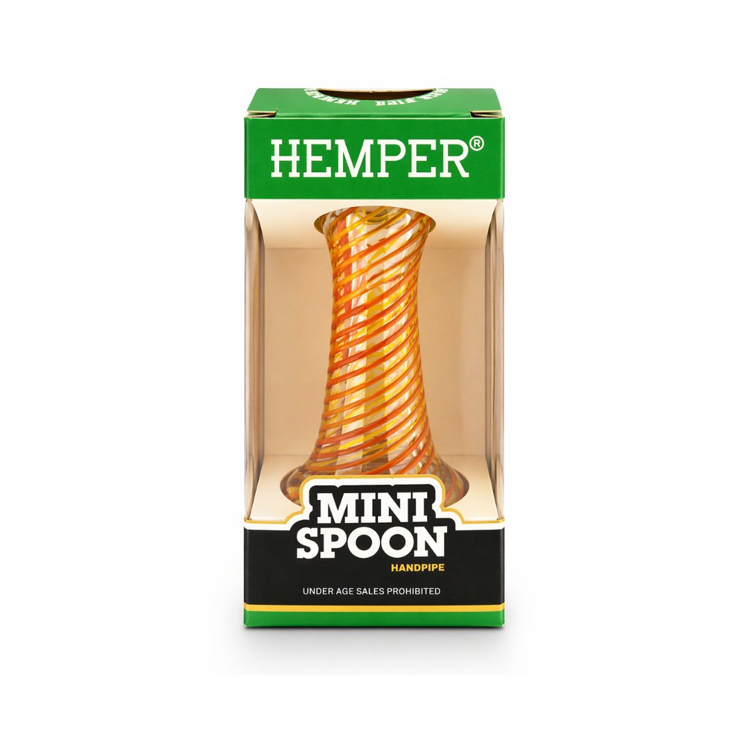 Hemper Mini Spoon Glass Pipe – Assorted Colours