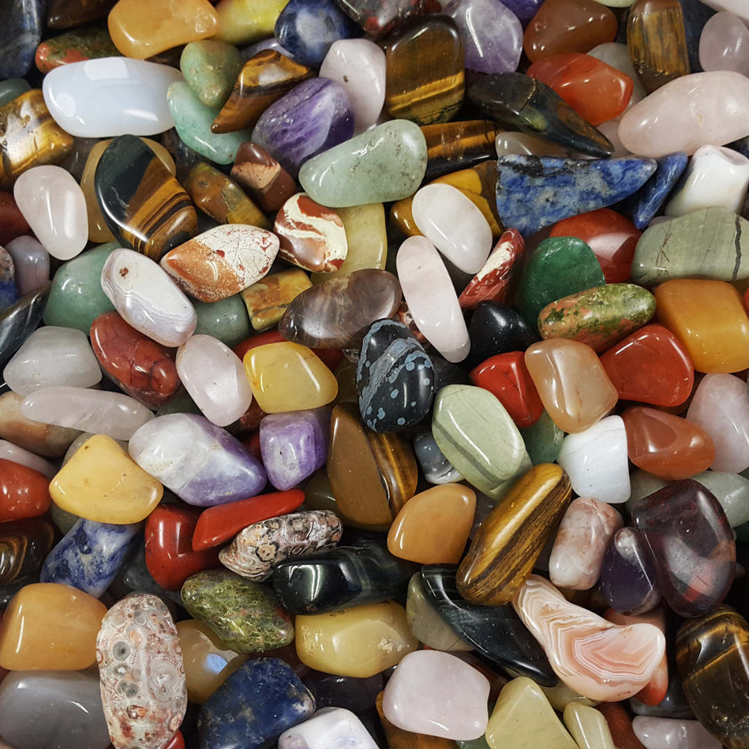 Assorted Medium Tumble Gemstone - 100g