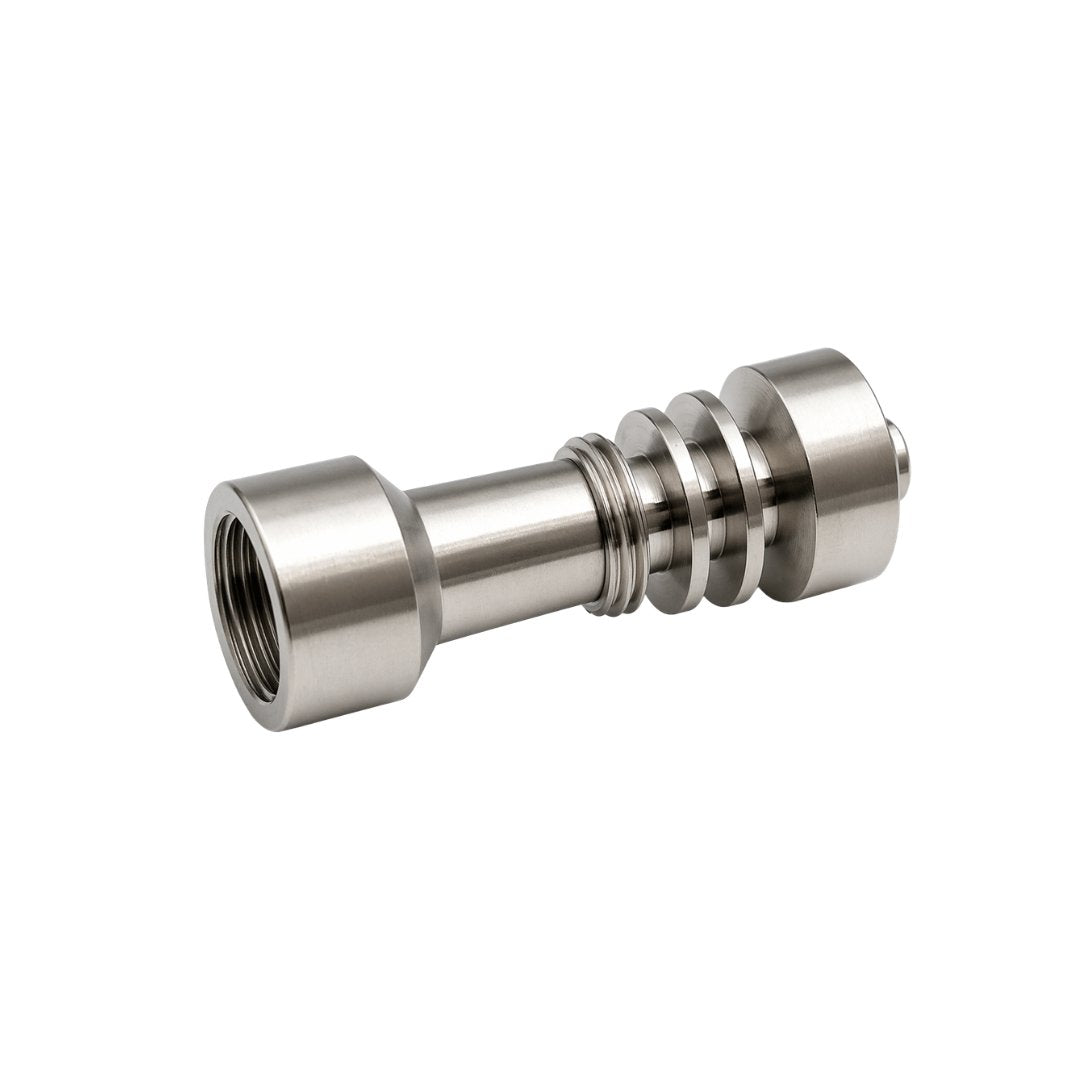 Titanium Domeless 2-in-1 Dab Nail – 14mm Female / 10mm Male