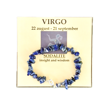 Virgo Bracelet with Sodalite