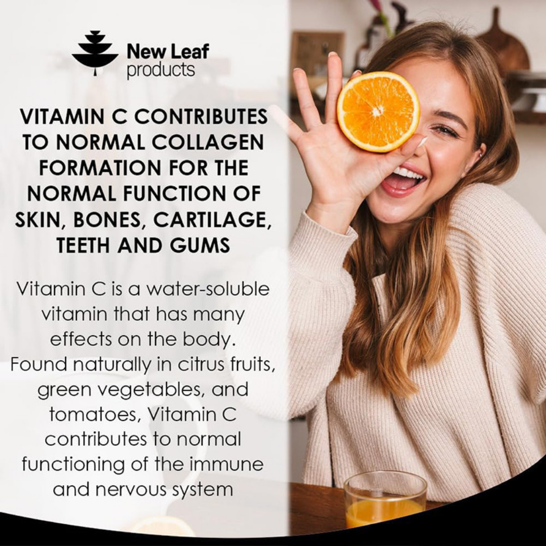 New Leaf High Strength Vitamin C + Rosehip 120 caps