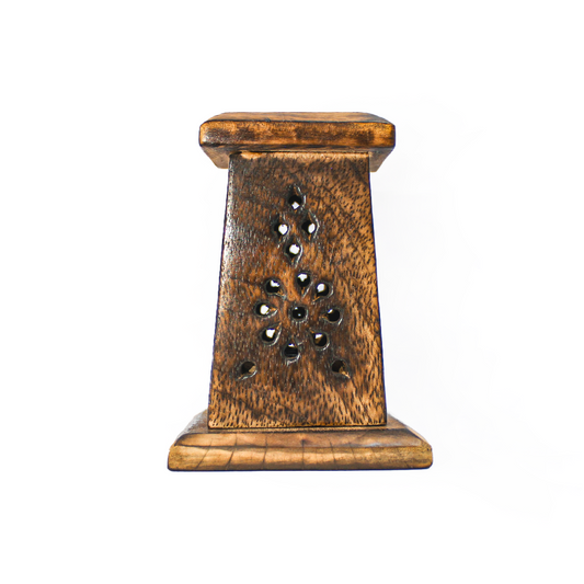 Wooden Incense Ash Cone Tower