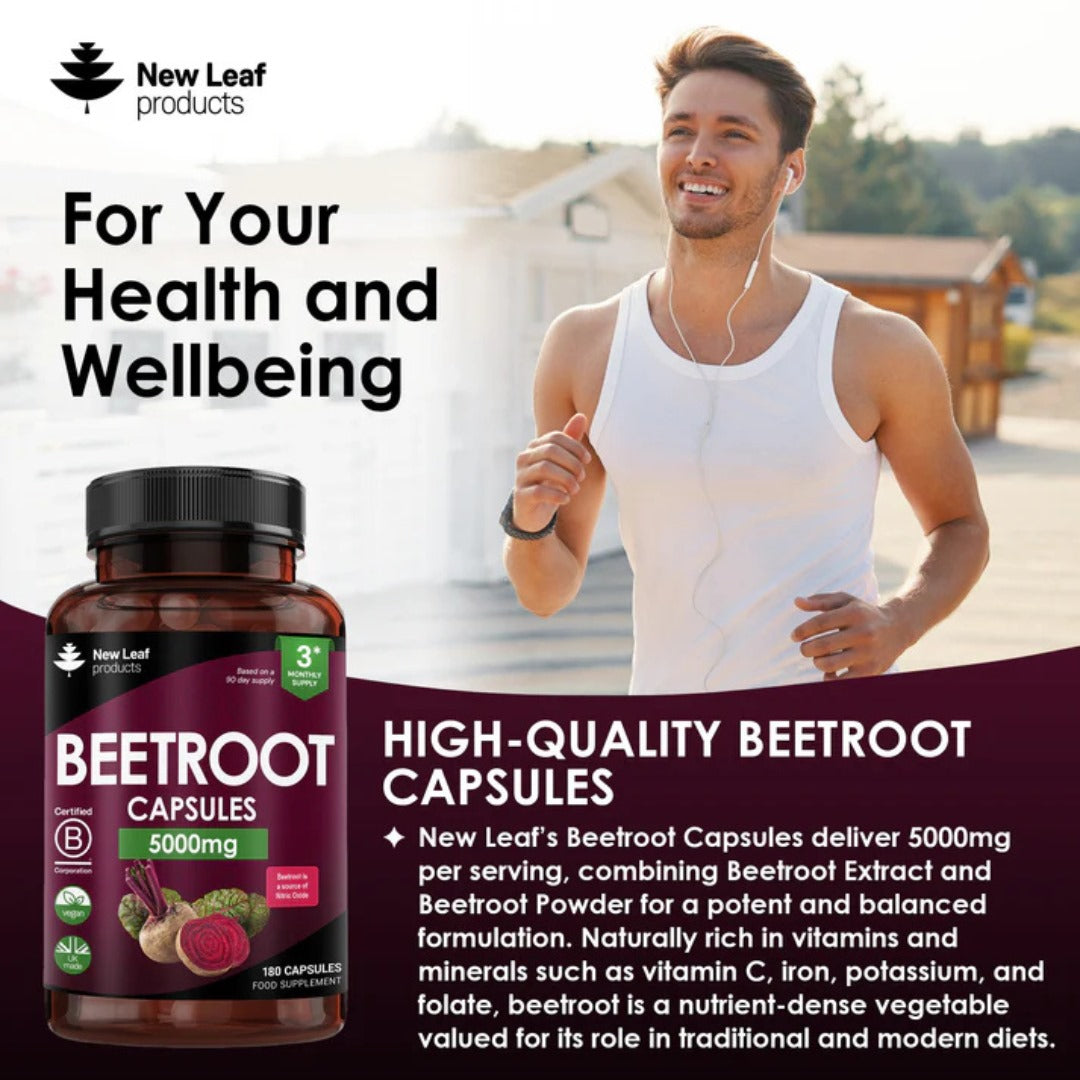 Beetroot Capsules With Black Pepper - 3 months