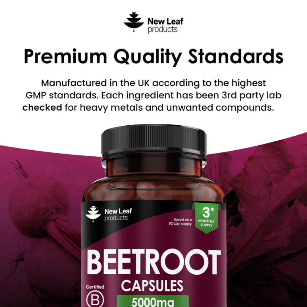 Beetroot Capsules 5100mg | Nitric Oxide Support