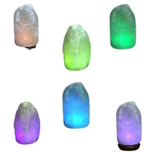 USB Natural White Salt Lamp | Color Changing