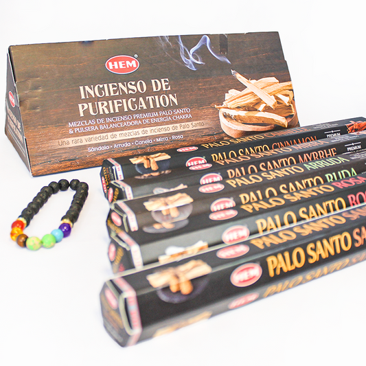 HEM Smudging Indulgence Incense and Bracelet Gift Pack