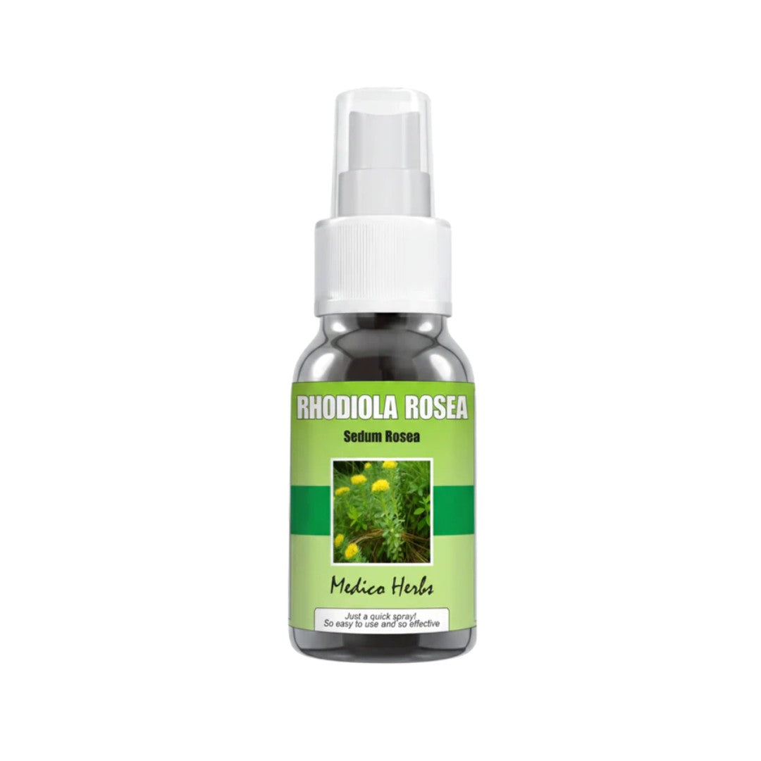 Medico Herbs Rhodiola Rosea (Sedum Rosea) 50ml oral spray bottle