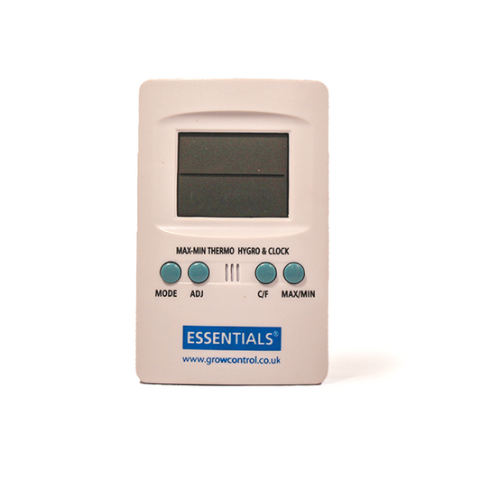 Essentials Digital Min-Max Thermo Hygrometer - Green Square