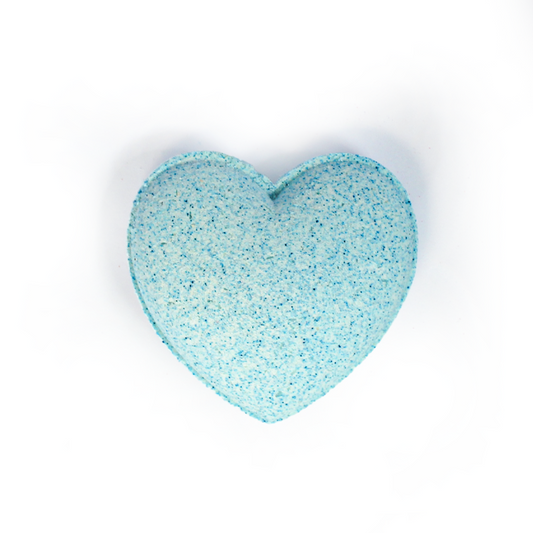 Forbidden Chill Pill - Blue Heart-Shaped Bath Bomb