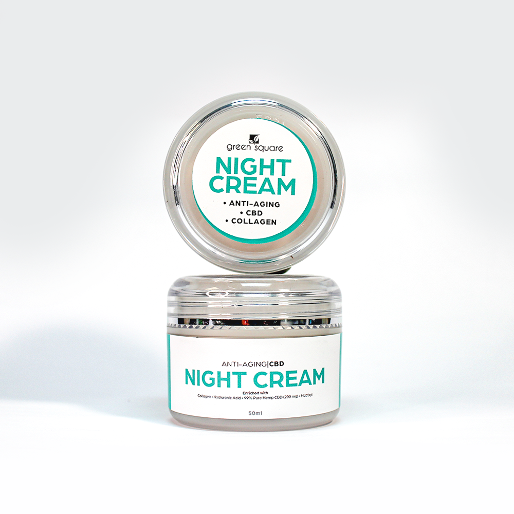 CBD Night Cream with collagen 
